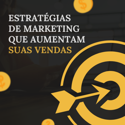 Post Instagram Para Agência de Marketing Digital Preto e Amarelo