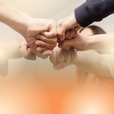 Post instagram dia do assistente social elegante laranja